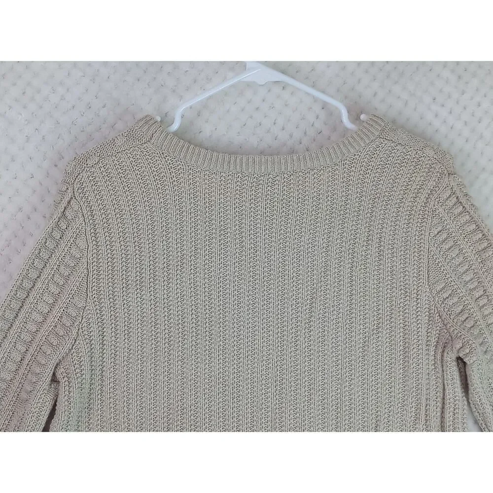 41 Hawthorn Girls XL Beige Textured Sweater